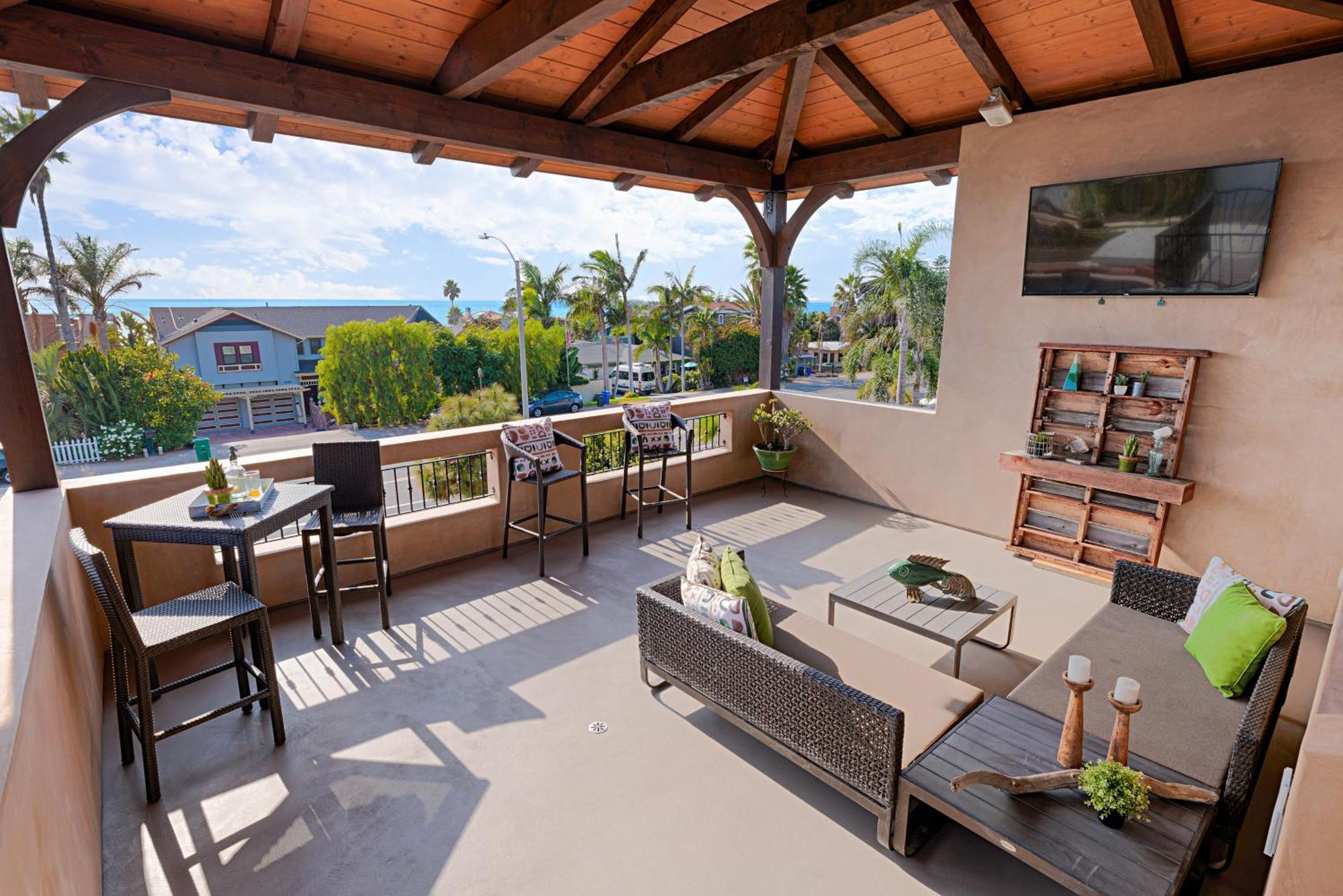 Oceanview Rooftop Patio - Walk To The Beach & Park Villa Carlsbad Exterior photo