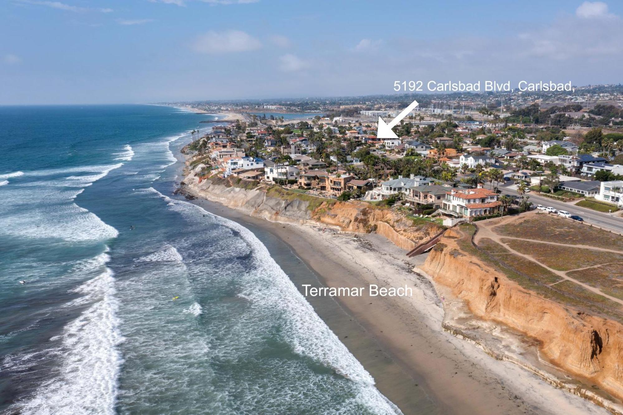 Oceanview Rooftop Patio - Walk To The Beach & Park Villa Carlsbad Exterior photo